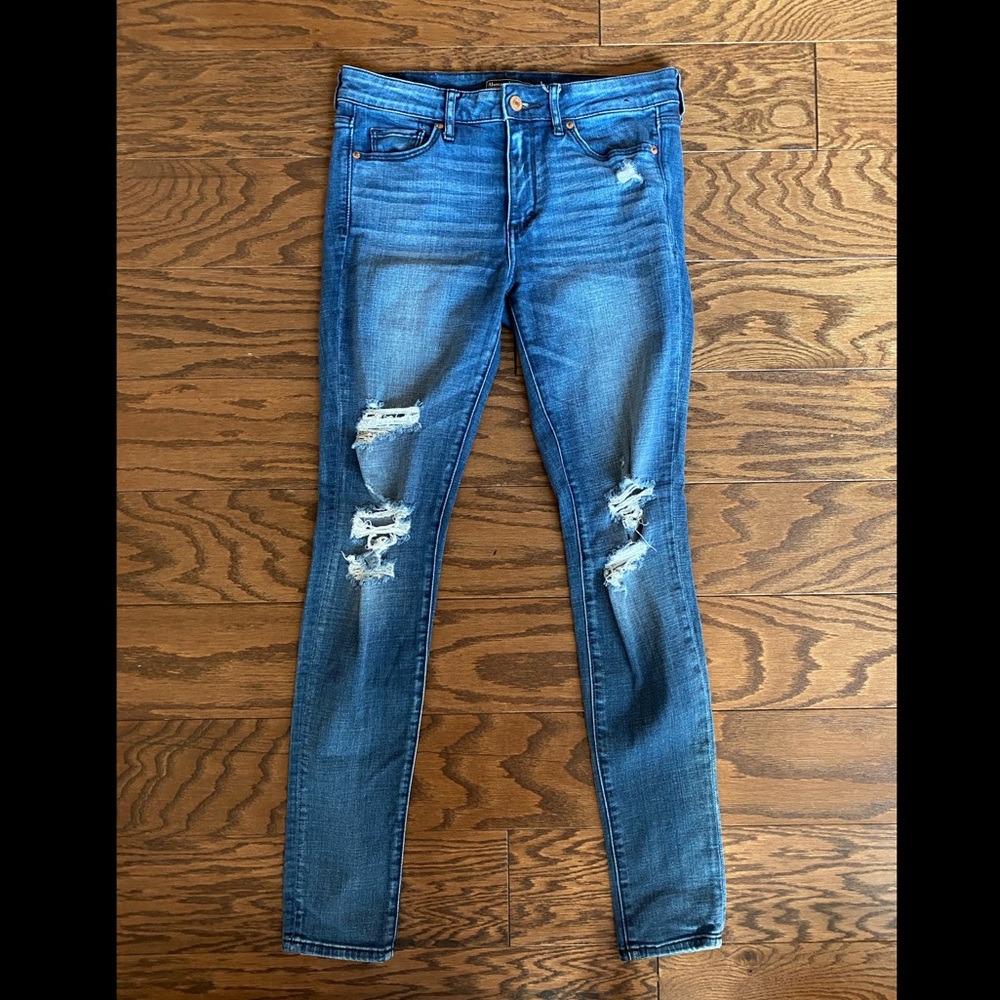 Abercrombie ripped jeans